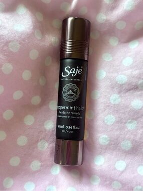 Saje Peppermint Halo Headache Remedy Natural Wellness Pain Relief New Never Used